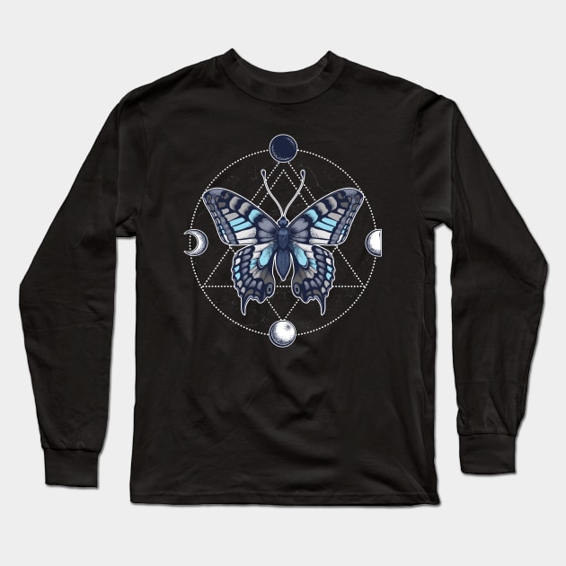 Demiboy Butterfly Long Sleeve T-Shirt by Psitta